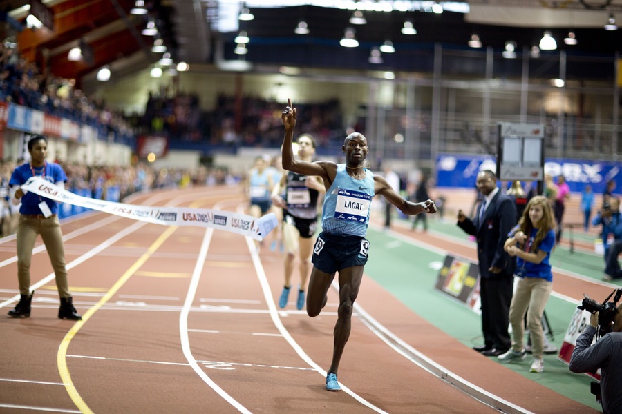 Bernard Lagat With Millrose Win #9 at 39