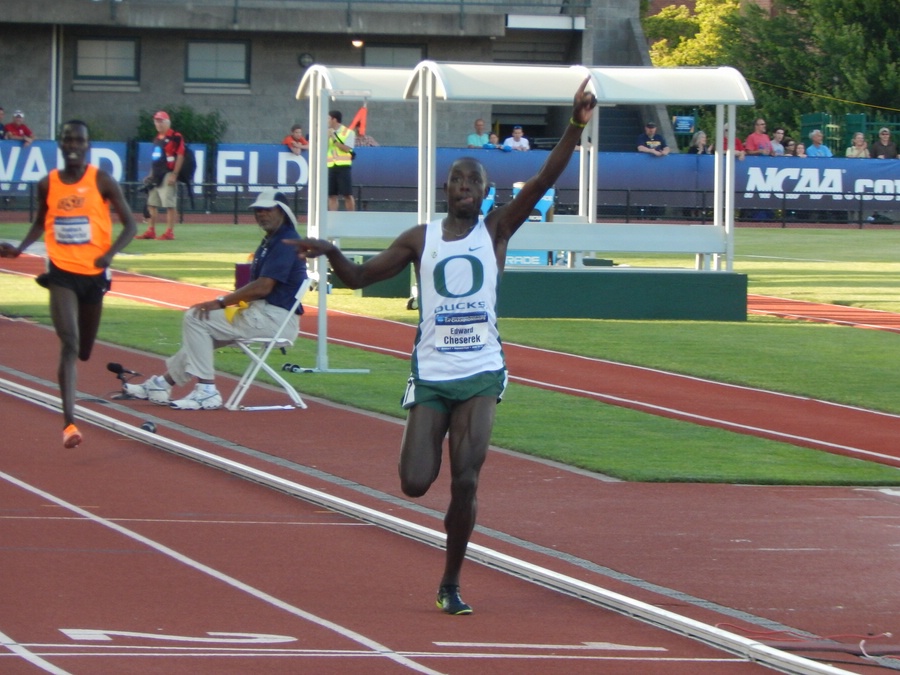 Edward Cheserek NCAA 10,000m Champion University of Orego 28:30.18