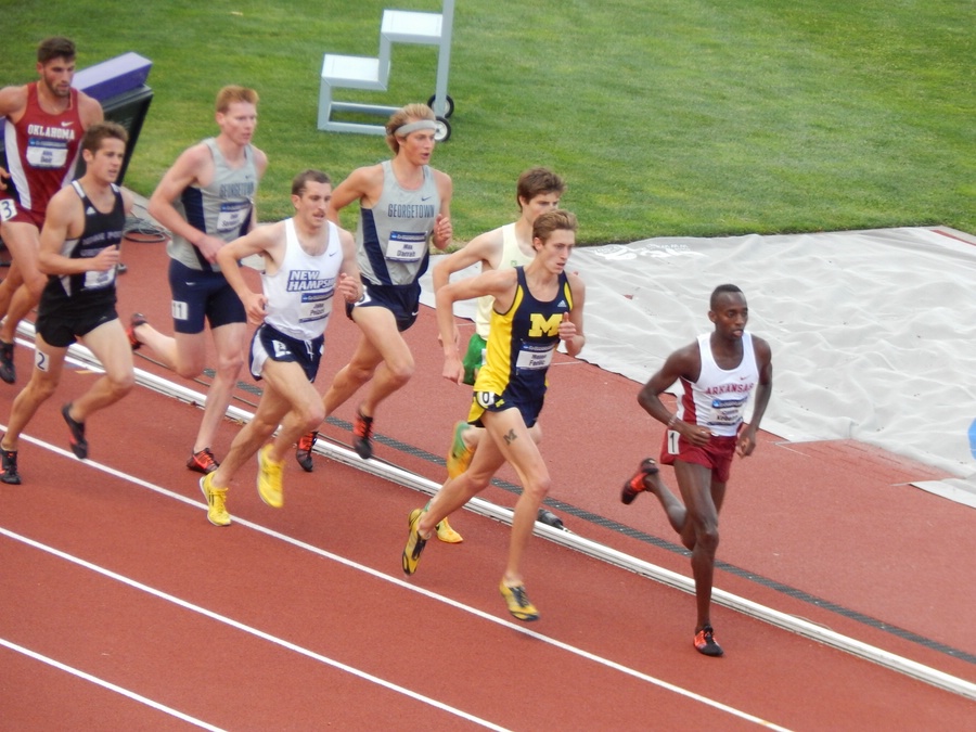 Stanley Kebenei of Arkansas Leads