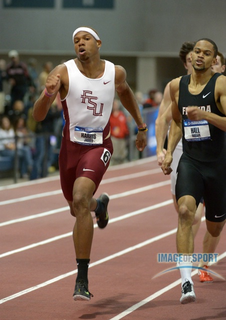 James Harris of Florida State runs 45.90 in a 400m heat