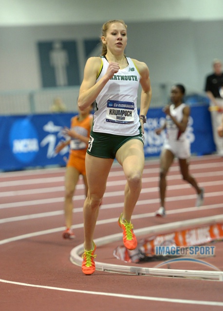 Megan Krumpoch of Dartmouth 800m Heat
