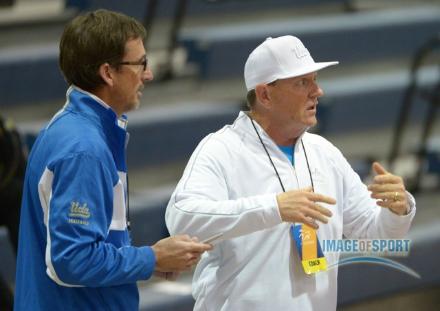 UCLA Bruins coach Mike Maynard (right) and assistant coach Jack Hoyt
