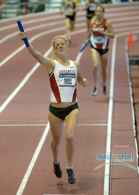 Arkansas Wins the DMR in 11:05.83