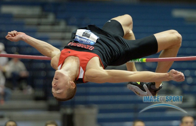 Maicel Uibo of Georgia clears 6-11 1/2 (2.12m)