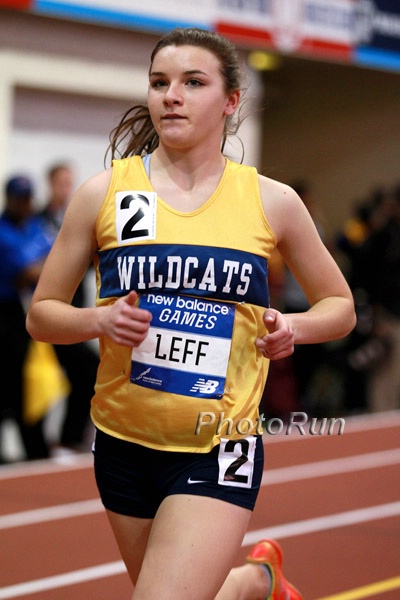 Laura Leff Won the HS Mile