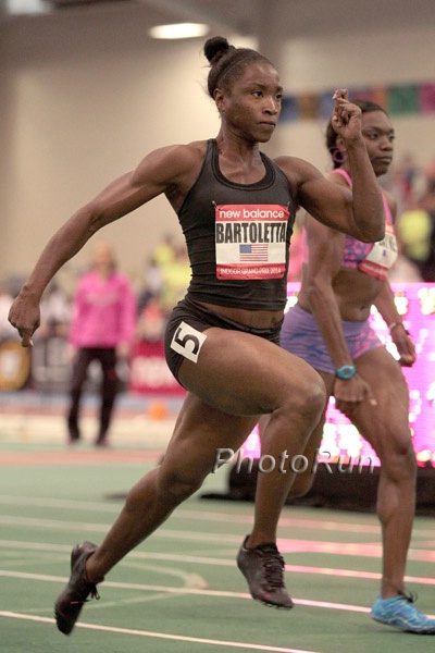 Tianna Bartoletta (formerly Madison) Won the 60