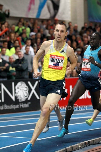 Nick Willis in the Mile