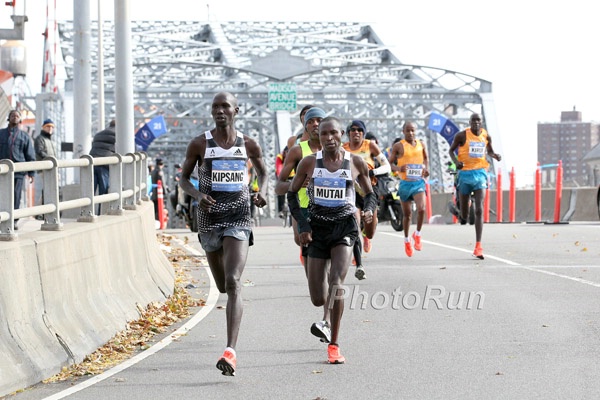 Wilson Kipsang Leads Heading into Manhattan