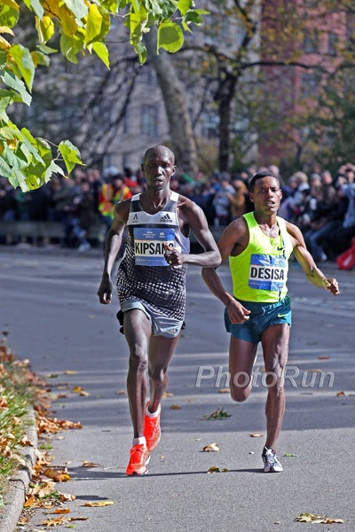 Kipsand and Desisa Still Battling Stride for Stride in the Park
