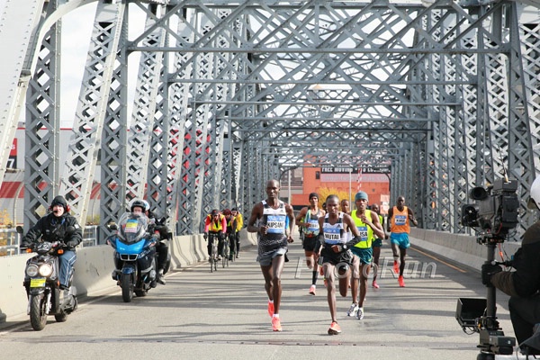 Kipsang and Mutai Up Front