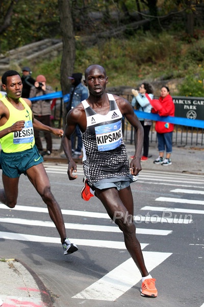 Kipsang Leads Desisa