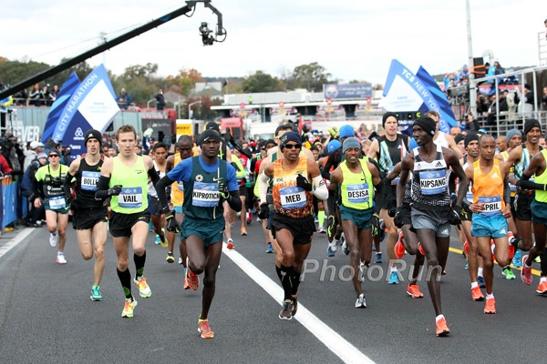 Men's Start With Meb Keflezighi in the Center