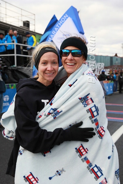 Blake Russell and Kara Goucher