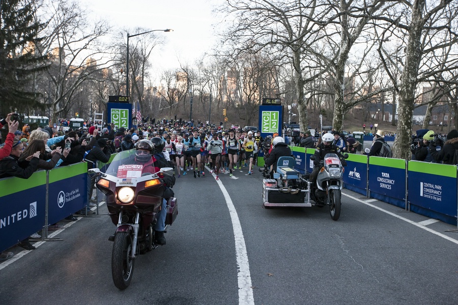 NYRR New York City Half Marathon Photos: The Start