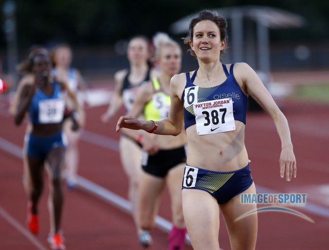 Kate Grace wins the womens 1,500m in 4:07.35 at Payton Jordan