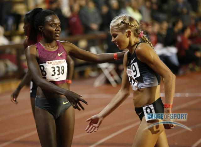 Betsy Saina and Jordan Hasay