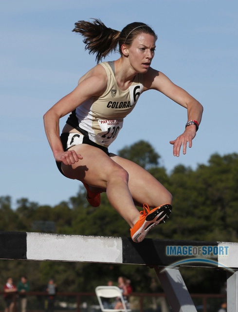 Shalaya Kipp of Colorado wins the womens steeplechase in 9:39.12