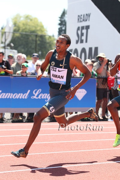 Mo Aman vs Rudisha and Amos