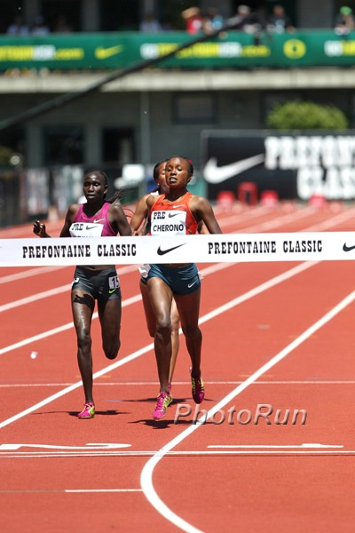 Mercy Cherono With the Win