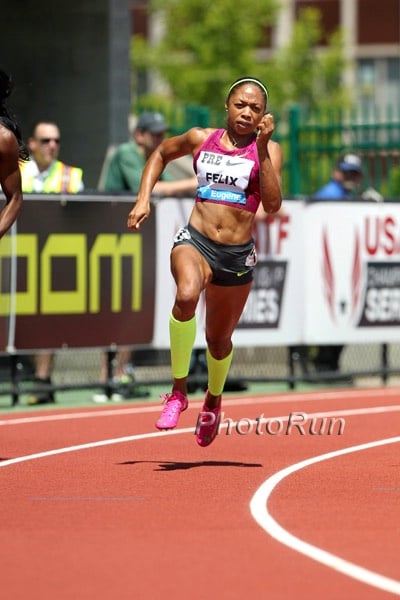 Allyson Felix Women's 200m