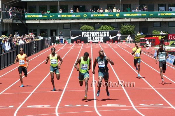 Kirani James 43.97 Over Merritt 43.97