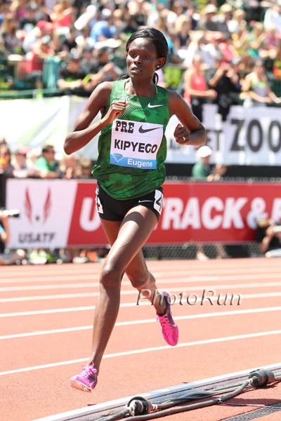 Sally Kipyego Ran 9:22