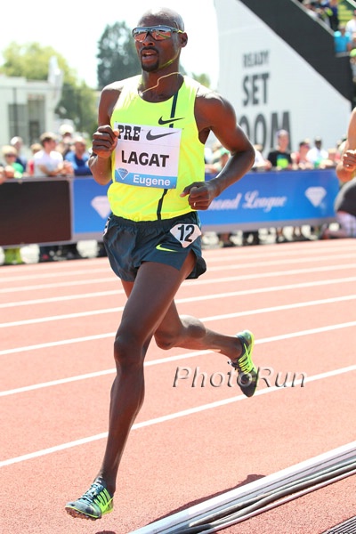 Bernard Lagat Struggled in the 5000