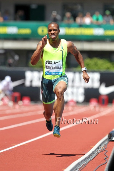 Maurice Mitchell Men's 100m