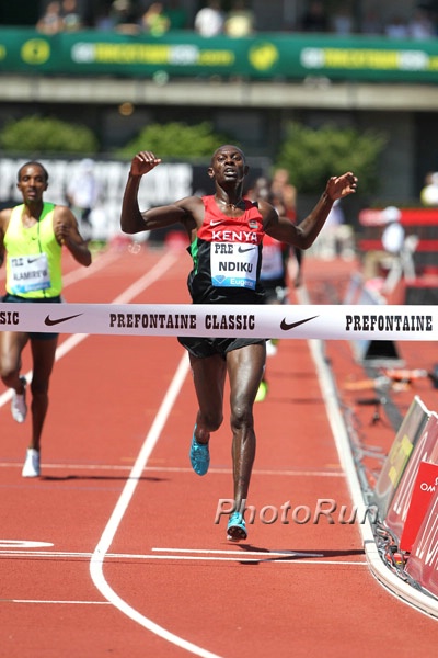 Caleb Ndiku Wins
