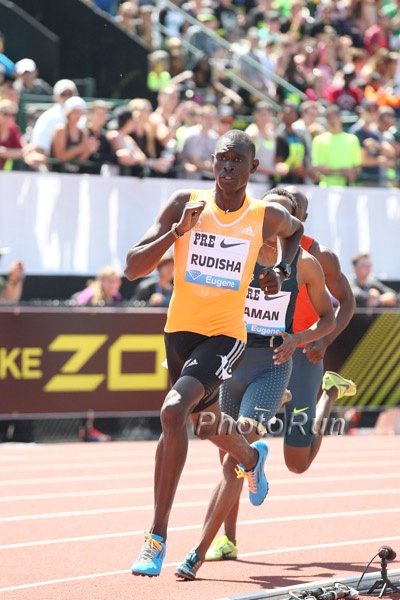 David Rudisha Leads