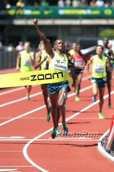 Ayanleh Souleiman Wins the Bowerman Mile