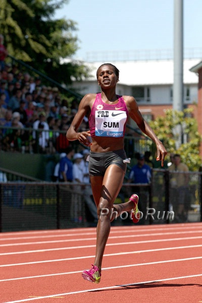 World 800 Champ Eunice Sum Ran 4:01.54