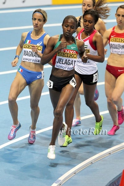 Irene Jelegat in Women's 3000m