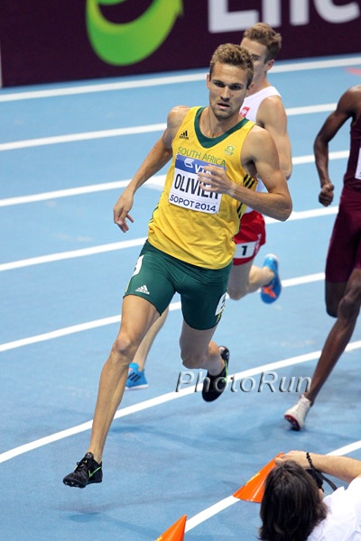 Andrew Olivier of South Africa
