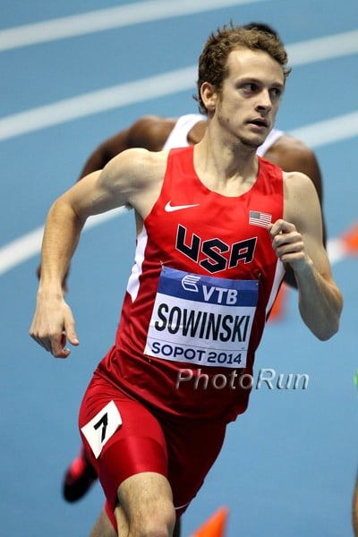 Men's 800m Qualifying Erik Sowinski