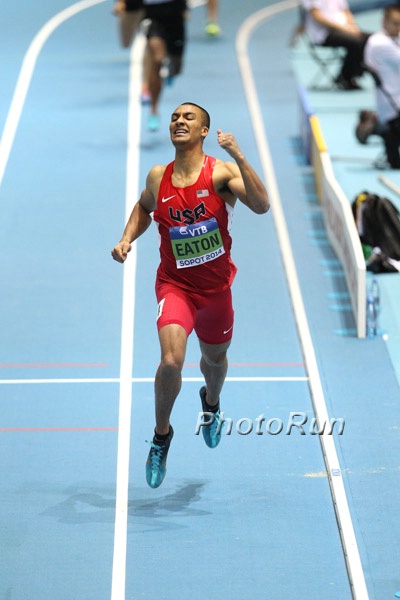 Eaton Wins the 1000m in 2:34.72