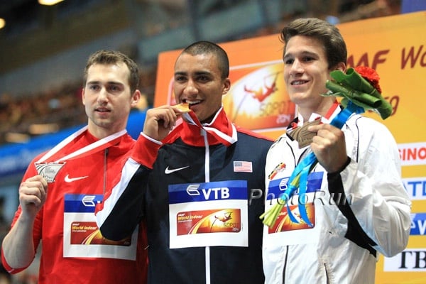Andrei Krauchanka Silver for Belarus, Thomas Van Der Plaetsen of Belgium Bronze