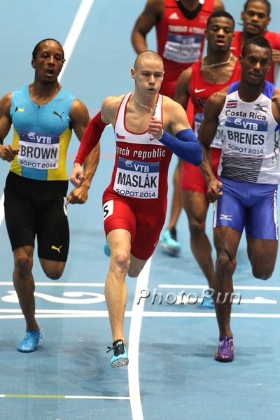 Pavel Maslak in the 400m