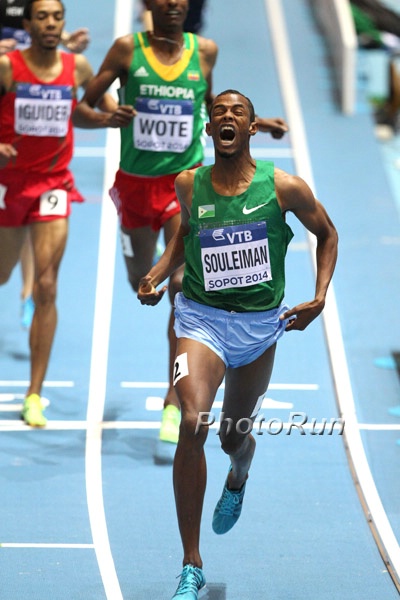 Your 1500m World Champion Ayanleh Souleiman