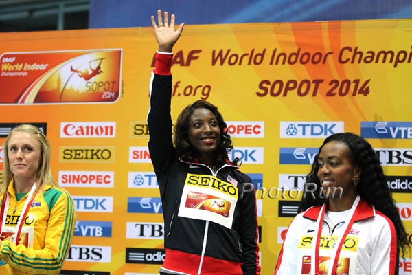 Women's 60m Hurdle Medals