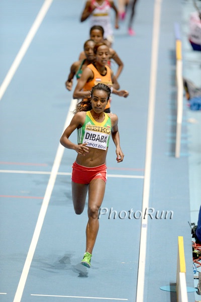 Dibaba Getting Ahead