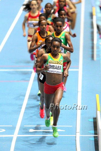 Dibaba Starting to Push