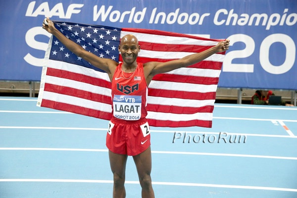 Lagat Enjoying It