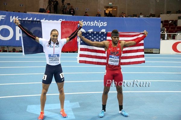 Omo Osaghae Gold, Pascal Martinot-Lagarde of France Silver