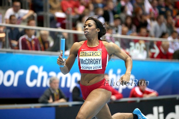 Francena McCorory Won Individual Gold But Ran 3rd Here