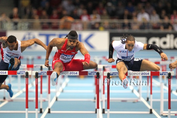 Men's 60m Hurdle Final Photos (Semi final Photos at end of gallery)