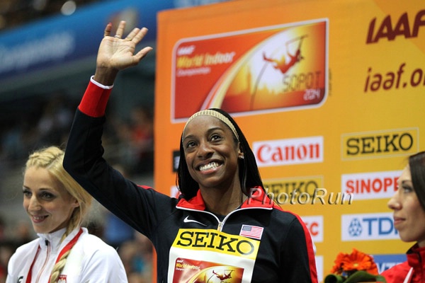 Chanelle Price On the Medal Stand