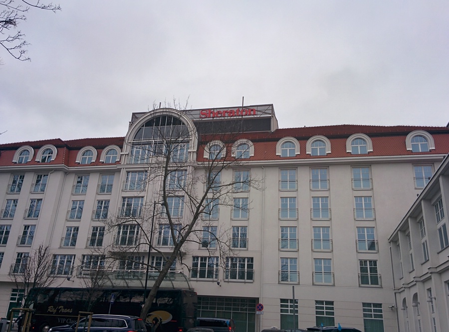 Sheraton is where the press conference was