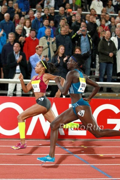 Allyson Felix With the Win