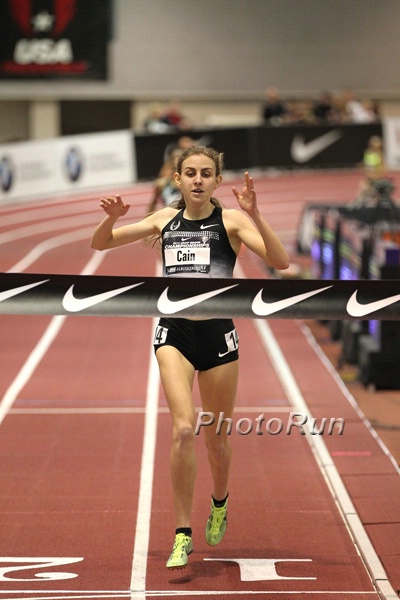 Mary Cain Wins 2nd Straight USATF Indoor Title